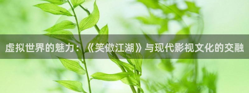 上海灿虹聚富大厦办公楼出租：虚拟世界的魅力：《笑傲江湖》与现代影视文化的交融